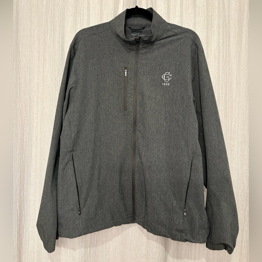 Greg Norman Golf Jacket Mens Medium Pro Shop Exclusive SLC Country Club Zip Up - Picture 1 of 16